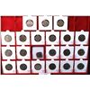 Image 2 : BRITISH INDIA: LOT of 21 copper-nickel coins