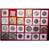 Image 1 : INDIA: LOT of 38 coins and tokens