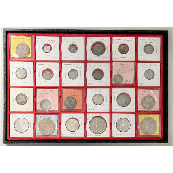 AUSTRIA: LOT of 55 silver coins