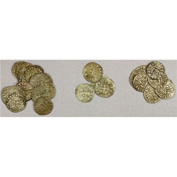 CRUSADER KINGDOMS: LOT of 30 BI deniers