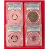 Image 1 : EUROPE: LOT of 4 coins
