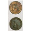 Image 2 : GIBRALTAR: LOT of 2 copper coins