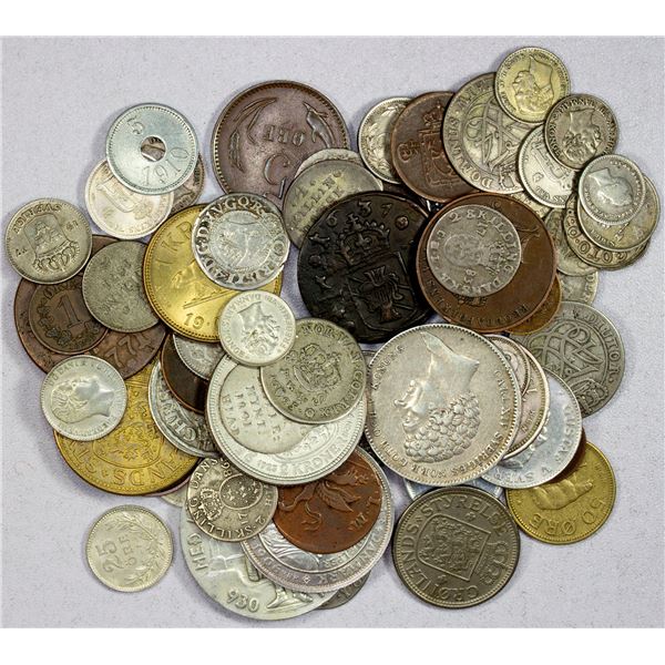 SCANDINAVIA: LOT of 66 coins