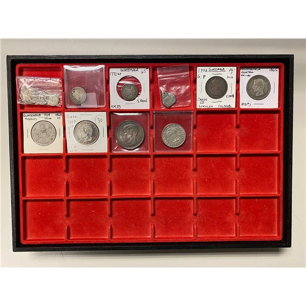 GUATEMALA: LOT of 12 coins