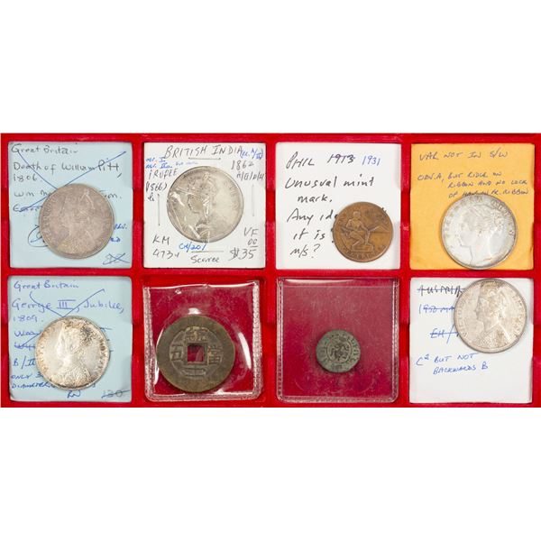 ASIA: LOT of 8 coins