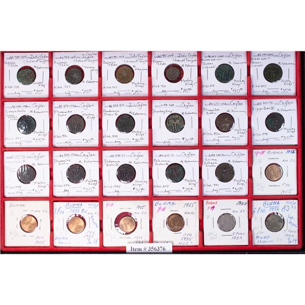 ASIA: LOT of 91 coins
