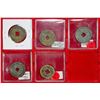 Image 2 : CHINA: QING: Yong Zheng, 1723-1735, LOT of 5 coins