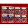 Image 2 : CHINA: SINKIANG: Kuang Hsu, 1875-1908, LOT of 8 certified silver coins