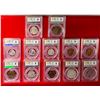 Image 2 : WORLDWIDE: LOT of 12 coins