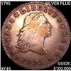1795 3 Leaves Flowing Hair Dollar NEARLY UNCIRCULATED