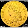 1811 Sm 5 $5 Gold Half Eagle CHOICE BU