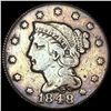 1848 Braided Hair Large Cent NICELY CIRCULATED