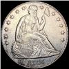 1847 Seated Liberty Silver Dollar ABOUT UNCIRCULATED