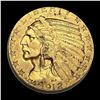 1912-S Indian Head $5 Gold Half Eagle LIGHT CIRC