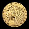 1909 Indian Head $5 Gold Half Eagle LIGHTLY CIRCULATED