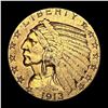 1913-S Indian Head Half Eagle $5 Gold LIGHT CIRC
