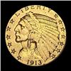 1913-S Indian Head $5 Gold Half Eagle LIGHT CIRC