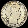 1908-O Silver Barber Half Dollar NICELY CIRCULATED