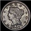 1847 Braided Hair Large Cent LIGHTLY CIRCULATED