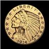 1914-S Indian Head $5 Gold Half Eagle LIGHTLY CIRCUL