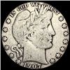 1907-D Silver Barber Half Dollar LIGHTLY CIRCULATED