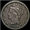 1846 Braided Hair Large Cent LIGHTLY CIRCULATED