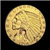 1916-S Indian Head Half Eagle $5 Gold LIGHTLY CIRCUL