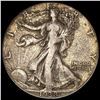 1938-D Silver Half Dollar Walking Liberty LIGHTLY CIRCULATED