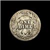 Image 2 : 1909-D Silver Barber Dime NICELY CIRCULATED