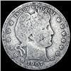 Image 1 : 1907-S Barber Quarter NICELY CIRCULATED