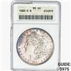 1885-S Morgan Silver Dollar ANACS MS60