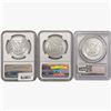 Image 2 : [3] 1896 & 1897 Morgan Silver Dollar NGC MS63