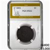 1841 Braided Hair Large Cent PGA MS62