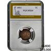 1861 Indian Head Cent PGA MS67