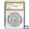Image 1 : 1890-CC Morgan Silver Dollar PGA MS63