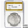 1881-CC Morgan Silver Dollar PGA MS65
