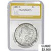 1887-S Morgan Dollar PGA  MS64 PL
