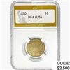 Image 1 : 1870 Two Cent Piece PGA AU55