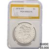 Image 1 : 1878 8TF Morgan Dollar PGA MS63 PL SILVER