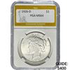 1926-D Peace Dollar PGA MS64 SILVER