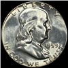 1959 Silver Franklin Half Dollar SUPERB GEM BU