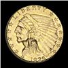 1925-D Indian Head Gold $2.50 Quarter Eagle CHOICE B