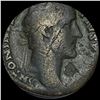 Roman Empire Antoninus Pius AE Sestertius 138-161 AD. NICELY CIRCULATED