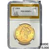 1904 $20 Liberty Head Double Eagle PGA MS65+