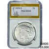 1928-S Silver Peace Dollar PGA MS64
