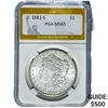 1881-S Morgan Silver Dollar PGA MS65