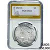 1924-S Silver Peace Dollar PGA MS65
