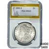 1890-S Morgan Silver Dollar PGA MS63