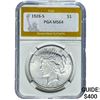 1926-S Silver Peace Dollar PGA MS64