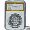1887-S Morgan Silver Dollar PGA MS64+ PL